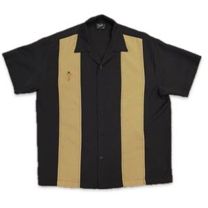 Bowling Shirt Button Down Sz Large